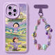 
RSRDDY cherry suitable for Apple 16 mobile phone case new iphone15promax case 14pro silicone x protection 13 bag 11 lens xr sense ip12 women's pus shell xs ihone16pus NM15604 blow away worries wheat field silicone soft shell + white