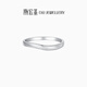 Chao Acer Platinum Diamond Ring Women's PT950 Ring Ring Hand Accessories Couple Ring Simple Versatile Gift Women's No. 12