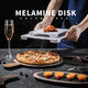 Métamine Pizza Assiette créative Sushi Plate plate Western Food Steak Assiette Pain Pain