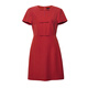 ROEYSHOUSE ROYE Elegant Orange Red Waist Dress 2025 Summer New Fashion Design Hollow Skirt 12370 Orange Red S