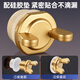 A beautiful brass thickened 4-point outer wire water pipe plug, quarter-triangular valve plug, faucet plug, explosion-proof 20 bulk head, 4-point external wire horn plug, copper color