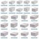 Yonghuan Kleidung Aufbewahrungsbox Kunststofflagerbox Schublade Transparent Garderobe Aufbewahrungsbox Unterwäsche Aufbewahrungsbox Kleidung Organisator C3523 Tiefe 45 Breite 35 Höhe 23 Meter grau transparent einpack