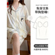 Catman (miiow) Coton pur pur pur mince pyjamas à manches courte costume pour femmes 2025 Nouveaux vêtements de maison grande taille kt cat ponceau de chat - 12346 l [suggéré 110-130jin [Jin est égal à 0,5 kg]]]