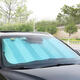 Manmang es adecuado para artefacto de sunshade montado en la parte delantera del parabrisas interior de la protección solar aislamiento solar aislamiento de succión de verano copa de succión del sol montado en el sol 5 capas 14070 hielo azul