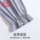 LangSha light luxury high-end women's pajamas Modal spring and autumn long sleeve pullover loose large size ice silk sweet home clothing set RQ6624 3XL