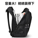 Pull back schoolbag junior high school student male large capacity college student lightweight backpack casual backpack computer travel bag