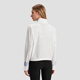 Descente Womensstudio Serie Stand Collar Textur gewebte Top Jacke Frauen Stil WT-White L.