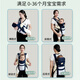 WCZ German strap baby goes out simple small premonth-year-old hug style dual-purpose baby holding the baby horizontally and liberates the baby with both hands Dark blue [0-36 months] Breathable net style