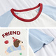 Hanziduo Cartoon Dachshund Hunde Drei-teilig Paar Pyjamas Frauen Sommer kurzärmelige Shorts Frühling und Herbst reine Baumwollhose Herrenhauskleidung Z3879 Herreneis Seidenstil L.