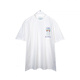 Lee Kids25fw Casablanca Sommer Neue Fantasy-Tür-Print Männer und Frauen lässig lockere kurzärmelige T-Shirt Trend 829 White XL