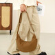 Nylon cloth Japanese large capacity shoulder bag dumpling bag lightweight casual versatile fashion trend simple crossbody bag for women khaki