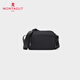 
Mengtejiao neutral fabric new crossbody bag fashionable shoulder bag lightweight travel bag large capacity small variance bag black