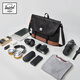 
Herschel Canada Hexing 25 years new product classic series COVE crossbody bag 22.5L outing casual bag Black/saddle brown