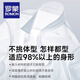 
ROMON Summer Short Sleeve Shirt Men's Ice Silk Thin Bamboo Fiber White Shirt Professional Official Business Half Sleeve Top Men's Clothing DX6623 38 (105)