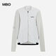Meissenlan (MBO) MBO Meissenlan spring and autumn thin breathable sweat-absorbent cycling jersey for men and women, long-sleeved road cycling suit, aqua long-sleeved top (same style for men and women) 4XL