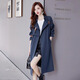 ROMON (ROMON) trench coat for women 2025 new spring and autumn Korean style loose and casual high-end brand age-reducing medium-length coat trendy coat for women Coffee M Recommended 95-120Jin [Jin equals 0.5 kg]