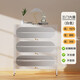 
FANCYCHIC household door shoe cabinet steel entrance entrance door entrance dustproof cabinet large capacity new moisture-proof and odorless storage cabinet elegant white arc five-door height 1695* width 1200* depth 350mm