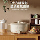 Pot chaud électrique pour ménage multifonction 4L Capacité Dormitory Dormitory antiadhésive Pot de cuisson électrique cadeau Nouveau style Acheter 1 WXY6627 OAKS 6L Pot chaud électrique