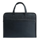 Business Conference Computer Bag Pendeln Sie Männer für Frauen offizielle Dokumentenbags -Tasche Büro Custom A4 -Dateibeutel Zipper 9902 Schwarz (plus Visitenkarte) #2 # #