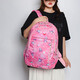 New backpack schoolbag large capacity junior high school students backpack sixth grade ridge protection lightweight burden reduction girl rose red