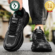 Holzspecker Herrenhöhle Mesh Dad Schuhe Großgröße 2025 Sommer dünne neue atmungsbezogene Sportschuhe Fashion 825-Yc Black 38