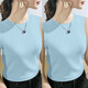 
New round neck solid color vest for women in the summer wear slim fit and slim inside and mother's sleeveless base shirt top K11-white + white XL Recommended 110-125Jin [Jin equals 0.5 kg]