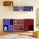Aparador minimalista italista moderno y simple aparador nórdico Muebles de dopamina Muebles de gabinete personalizado Estilo de crema aparador 15696*380*821 mm
