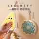 Jingfujia cute hanging absorbent hand towel thickened quick-drying rag bathroom kitchen towel face towel handkerchief cartoon children baking series random color 1 pack