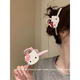 Hellokitty pink scratching clip for women with hair on the back of the head shark clip 2025 new hair volume multi-hair clip headwear pink KT cat scratching clip