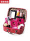 Toys pour enfants Simulate de cosmétique pour enfants Modèle Play House Girl Girl Princess Makeup Box Full Makeup Set Classic Black 21 Piece Set Rose Red Pu Bag 216-2