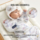 DOMIAMIA Baby Anti-jump Surrender Sleeping Bag Newborn Baby Autumn and Winter Breathable Anti-Kick Quilt Double-layer Model-Filaqin (recommended room temperature 21-25) 60 34 (applicable for 0-3 months)
