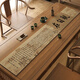 
Song Dynasty Aesthetic Zen Table Flag Tea Mat Diatom Mud Water-absorbent Heat Insulation Long Table Pad Customized Table Cloth Tea Pad Jingxin-NG-12048 30*120cm Thickened Anti-slip
