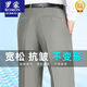 Pantalones de mediana edad y ancianos de hombres de edad Romon Pantalones heterosexuales de los hombres sueltos Spring y verano NUEVO ALMO DE NUEVO NEGOJO CASA CASA PATIL