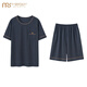 
Modal Men's Summer 2025 New Pajamas Pure Cotton Short Sleeve Home Suit Men's Teenagers Summer Summer Large Size HDE-9922 L