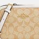 Entrenador (entrenador) Entrenador/Entrenador Hong Kong Direct Mail Femen's Women's Femen's con cuero de un solo hombro Crossbody Bag Presbyterian viajero Brown [Caki con negro] C9926Imcbi