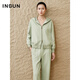 Enshang 2025 Spring Shadow Children's Clothing Casual Classic Codled Sweatshirt Jacke Gras Green S 36