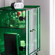 Gray square storage cabinet side cabinet He Sui's same style Acrylic storage cabinet wine cabinet multi-functional storage cabinet living room home side cabinet - sapphire green 500*380*930 He Sui's same style