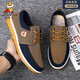 
Scarecrow (MEXICAN) spring and autumn beef tendon sole old Beijing cloth shoes men's breathable non-slip wear-resistant work shoes casual shoes canvas shoes daddy shoes 878 blue 39