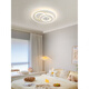 Mulinsen Iluminación Mulinsen La misma lámpara de sala de estar Luce de techo LEACHING LATINUA DE ESPECTURO COMPLETO Lámpara de techo LED ZC1048 Triángulo blanco y negro de 46 cm sin poste