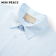 MiniPeace Children's Clothing Autumn New Boys' Shirt F1CAF3367 Clearance Blue 140