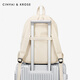 CinvaiKrose【新品】小c&k双肩包女2025新款书包大容量初中学生背包男轻便通 米白色Off-white【2025年新款生