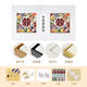 
Three-April Tiger wedding character digital oil painting DIY hand-colored acrylic oil painting Send friends wedding gift wedding decoration painting nx13578 80*80cm tight inner frame + outer frame free of safety