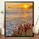 OUOETY digital oil painting flowers landscape cartoon hand-painted filler handmade acrylic oil painting decorative painting H1049 tulips H1049 tulips 30*40 black and white solid wood thin painting board + pigment pen
