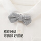 YEEHOO haute couture series children's long-sleeved T-shirt autumn new cotton wool lapel Polo shirt boys' tops Yunsi white 120 cm
