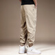 Canelin Kiskha high-end American ice silk quick-drying sports casual pants for men's summer thin style and trendy versatile Harun loose pants 9903 Khaki S suitable for 90-110Jin [Jin equals 0.5 kg]