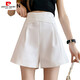 
Pierre cardin summer thin white suit shorts women's summer suit 2025 new high waist casual wide-leg pants small green 9871 S