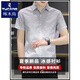 Woodpecker Ice Silk Short-Sheeve Shirt Men's Summer Gradient Colord Couche Casual Cased Half-Squle Couce Inch Inch CHIRT