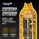 Construction site high-power 10A/16A anti-fall engineering household power strip plate air-conditioning water heater induction cooker special socket yellow high-power power strip 12 holes without wires