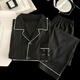 Pyjamas de coton en coton sensual Men de printemps cardigan à manches longues à manches longues à manches longues pour adolescents à manches longues K12401 Double longueur l suggèrent 100-130