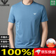 Camiseta de manga corta para hombres Chiarmania ropa de algodón puro para hombres 2024 nueva camisa de algodón de algodón de alta gama 1518 White M